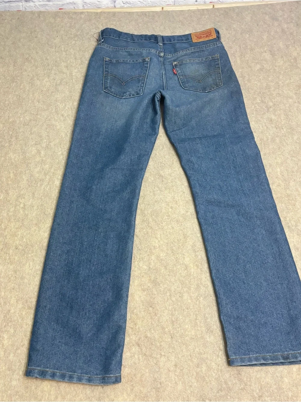 Levi's Kids Straight-Leg Jeans in Blue Denim